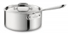 All-Clad 4203.5 Stainless Steel 3-Ply Bonded Dishwasher Safe Sauce Pan with Lid Cookware, 3.5-Quart, Silver