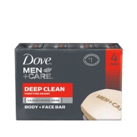 Dove Men + Care Body and Face Bar, Deep Clean, 4 Bar (Pack of 2) Dove Men + Care Body and Face Bar, Deep Clean, 4 Bar (Pack of 2)