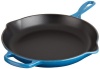 Le Creuset LS2024-3059 Signature Iron Handle Skillet, 11-3/4-Inch, Marseille