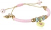 Betsey Johnson Bracelet Boost Hug Me Candy Heart Charm Friendship Bracelet, 9.5