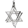 CleverEve Designer Series 14K Yellow Gold 2.60 grams Star of David Pendant 30.25 x 20.00mm