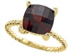 Genuine Garnet Ring by Effy Collection® in 14 kt Yellow Gold Size 6