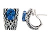 Balissima By Effy Collection Sterling Silver Blue Topaz Earrings