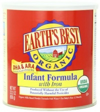 Earth's Best Organic Infant Formula with Iron, 23.2 Ounce Canister Earth's Best Organic Infant Formula with Iron, 23.2 Ounce Canister