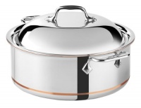 All-Clad Copper Core Round Roaster with Stainless Steel Spoon, 6-Quart All-Clad Copper Core Round Roaster with Stainless Steel Spoon, 6-Quart