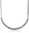 Kenneth Cole New York Geometric Pave Pave Crescent Necklace, 21