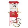 Great Northern Popcorn Red Princeton Antique Style Popcorn Popper Machine Complete with Cart and 8-Ounce Kettle