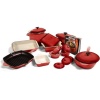 Le Creuset Cherry Mixed 20 Piece Cookware Set