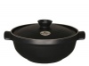 Emile Henry 2-1/2-Quart Risotto Pot, Black