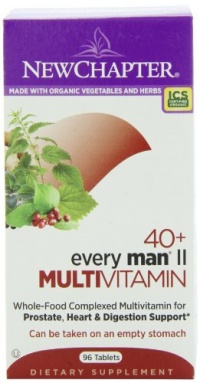 New Chapter Organics 40+ Every Man II Multivitamins Tablets, 96-Count New Chapter Organics 40+ Every Man II Multivitamins Tablets, 96-Count