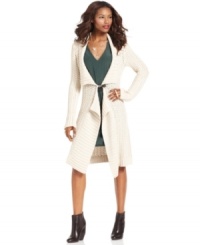 A hot topper for fall, this RACHEL Rachel Roy sweater adds on-trend layers to any outfit! A hot topper for fall, this RACHEL Rachel Roy sweater adds on-trend layers to any outfit!