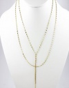 Macy's Necklace, 18 Twisted Chain 14K Gold Lariat Necklace