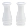 Le Creuset Stoneware Salt and Pepper Shakers, White