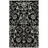 Surya Natura NAT-7042 Versailles Area Rug - Black/Ivory