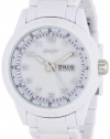 Sprout Women's ST3100MPWT  Mother-Of-Pearl Dial White Corn Resin Bracelet Watch