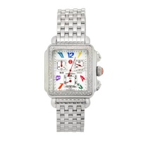 Michele Women's MWW06P000049 Carousel Deco Day 108 Diamond Watch Michele Women's MWW06P000049 Carousel Deco Day 108 Diamond Watch