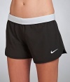 Women's Nike Phantom Training Shorts (Night Blue/Lime, L)