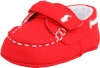 Ralph Lauren Layette Sander EZ Loafer (Infant/Toddler),Red,4 M US Toddler