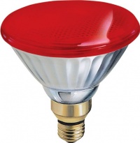 GE 13472 85-Watt Outdoor PAR38 Incandescent Light Bulb, Red GE 13472 85-Watt Outdoor PAR38 Incandescent Light Bulb, Red