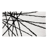InterDesign Abstract 34-Inch by 21-Inch Rug, Black/White InterDesign Abstract 34-Inch by 21-Inch Rug, Black/White