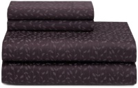 Calvin Klein Elm Leaves Sheeting King Sheet Set Blackberry Calvin Klein Elm Leaves Sheeting King Sheet Set Blackberry