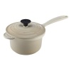 Le Creuset Enameled Cast-Iron 1-1/4-Quart Iron Handle Precision Pour Saucepan, Dune