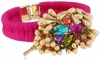 Betsey Johnson Carnival Crystal Cluster Hinged Bangle Bracelet, 8