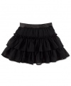 Polo By Ralph Lauren Girls Skirt Little Girls Tiered Skirt Black Size 4T