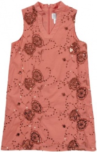Blush by Us Angels Girls 7-16 Sequin Floral Dress, Coral, 14 Blush by Us Angels Girls 7-16 Sequin Floral Dress, Coral, 14