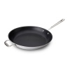 All-Clad 4114NSR2 Stainless Steel Tri-Ply Bonded Dishwasher Safe 14-Inch PFOA-free Non-Stick Fry Pan Cookware, Silver