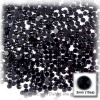 The Crafts Outlet 1440-Piece Flat Back Acrylic Round Rhinestones, 3mm, Jet Black