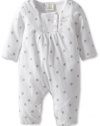 ABSORBA Baby-Girls Newborn Love Coverall, White, 6-9 Months