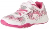 Stride Rite Hello Kitty A/C Lighted Running Shoe (Toddler/Little Kid),White/Pink,10.5 W US Little Kid