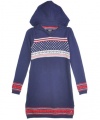 Nautica Monohull Hooded Dress - navy, 4