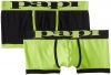 Papi Men's 2 Pack Highlight Brazilian Trunk, Green, Large