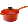 Le Creuset Enameled Cast-Iron 1-1/4-Quart Iron Handle Precision Pour Saucepan, Flame