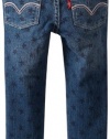 Levi's Girls 2-6X Tressa Skinny Jeans, Serene Blue, 3T
