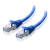 Cable Matters Cat6a Snagless Shielded (SSTP/SFTP) Ethernet Patch Cable in Blue 50 Feet