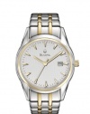 Bulova Men's 98B134 Bracelet Silver White Dial Watch