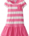 Splendid Littles Baby-Girls Infant White Slub Rugby Dress, Parfait, 12-18 Months