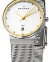 Skagen Women's 355SGSC Two-Tone Mesh Watch