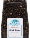 Harmony House Foods, True Dehydrated Beans, Black, 16 Ounce Quart Size Jar