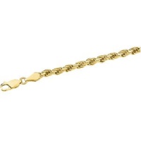 CleverEve Designer Series 14K Yellow Gold 1.30 grams Bulk By Inch Diamond Cut Rope Bulk Chain 3.9mm