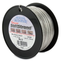 SuperSoftstrand 500-Feet Picture Wire Vinyl Coated Stranded Stainless Steel SuperSoftstrand 500-Feet Picture Wire Vinyl Coated Stranded Stainless Steel