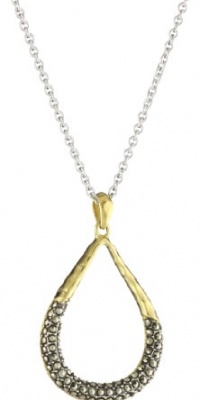 Judith Jack Gold Sea Gold-Plated Sterling Sillver Marcasite Pave Tear Drop Pendant Necklace Judith Jack Gold Sea Gold-Plated Sterling Sillver Marcasite Pave Tear Drop Pendant Necklace