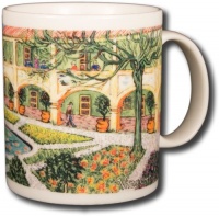 Coffee Mug: Van Gogh Courtyard Of Saint-paul Coffee Mug: Van Gogh Courtyard Of Saint-paul