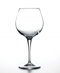 With the elegant, understated style of Bormioli Rocco's Premium Mod collection and a shape that enhances smooth, velvety reds, these wine glasses are the ultimate complement a bottle of Barolo. Innovative pulled stems promise lasting durability in addition to beautiful toasts. With the elegant, understated style of Bormioli Rocco's Premium Mod collection and a shape that enhances smooth, velvety reds, these wine glasses are the ultimate complement a bottle of Barolo. Innovative pulled stems promise lasting durability in addition to beautiful toasts.