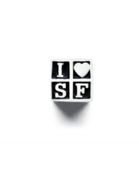 Express your love for the home of the Golden Gate bridge with this I Heart SF charm in sterling silver. Donatella is a playful collection of charm bracelets and necklaces that can be personalized to suit your style! Available exclusively at Macy's. Express your love for the home of the Golden Gate bridge with this I Heart SF charm in sterling silver. Donatella is a playful collection of charm bracelets and necklaces that can be personalized to suit your style! Available exclusively at Macy's.