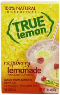 True Lemon Raspberry Lemonade Drink Mix, 10-count (Pack of 6)