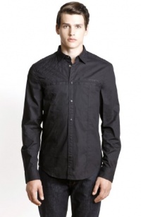 Armani Exchange Mens updated padded utility shirt Armani Exchange Mens updated padded utility shirt